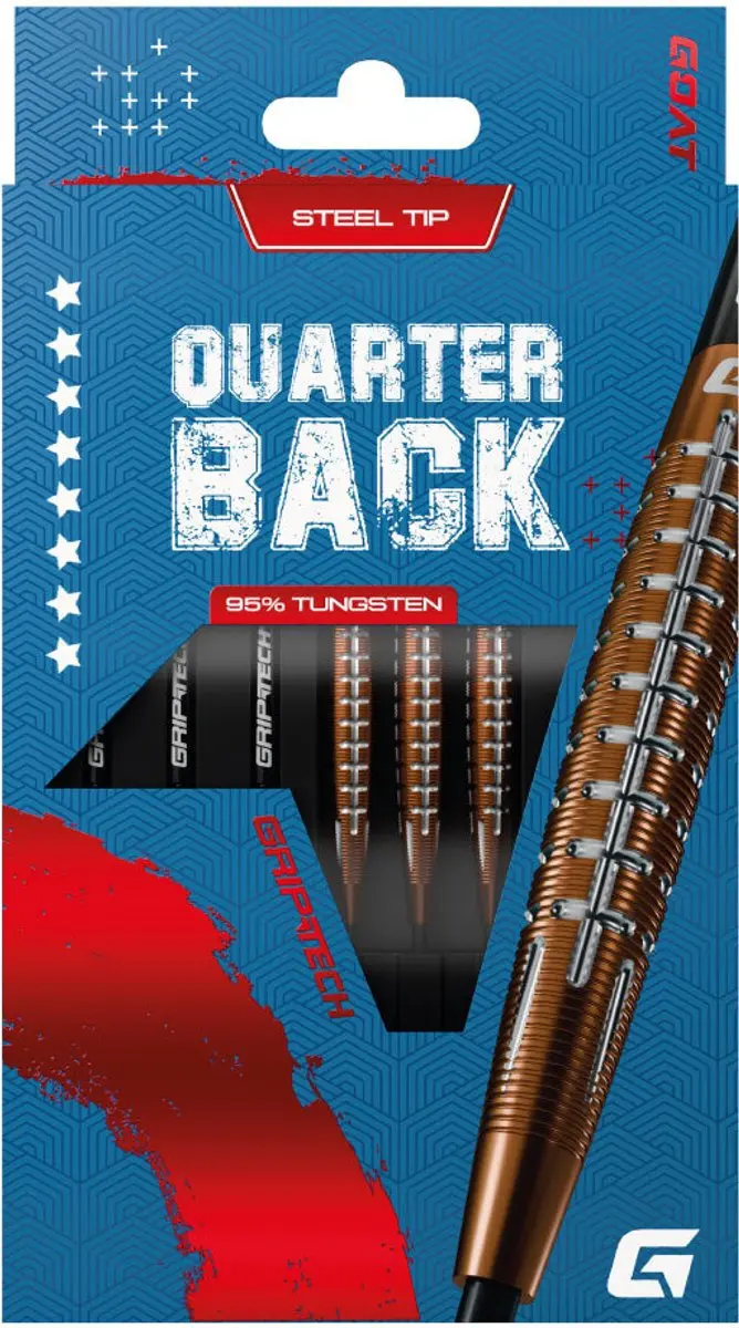 goat Quarterback V1 Dartpijlen - 3 Stuks - Multicolor