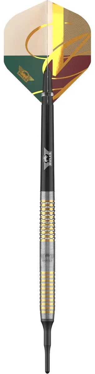 Bull's Vintago Ghost 90% Darts - 3 Stuks - Zilver/Goud