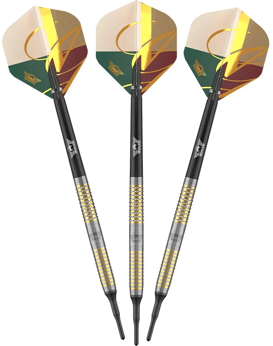 Bull's Vintago Ghost 90% Darts - 3 Stuks - Zilver/Goud