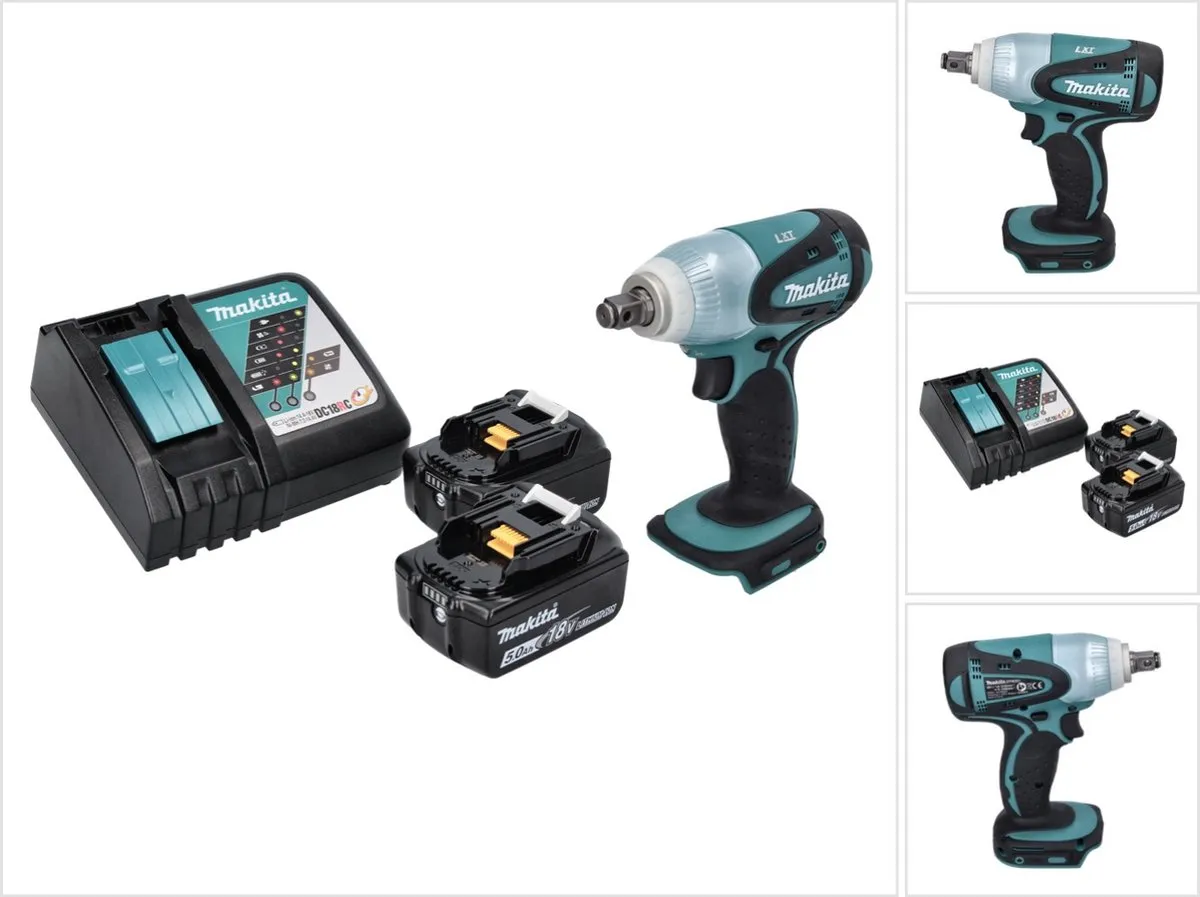 Makita DTW 251 RT Slagmoersleutel 18V 230Nm