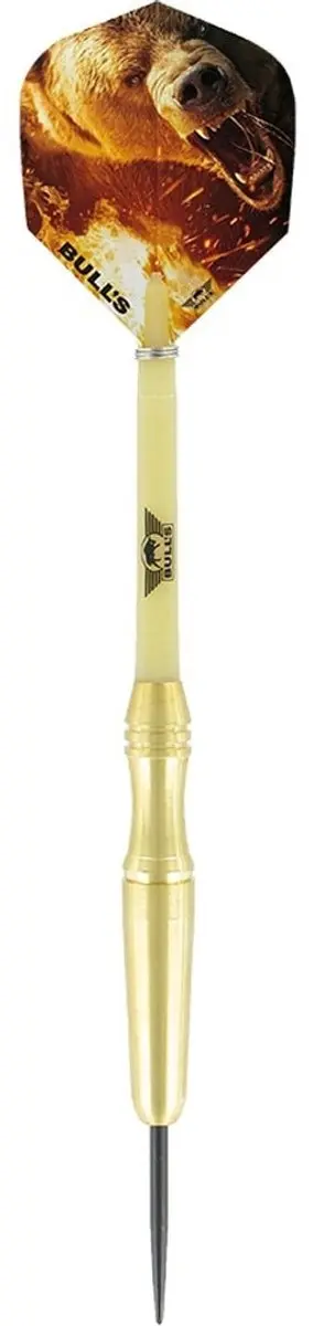 Bull's Bear Brass Dartpijlen 20g - 3 Stuks - afbeelding 6 van 6