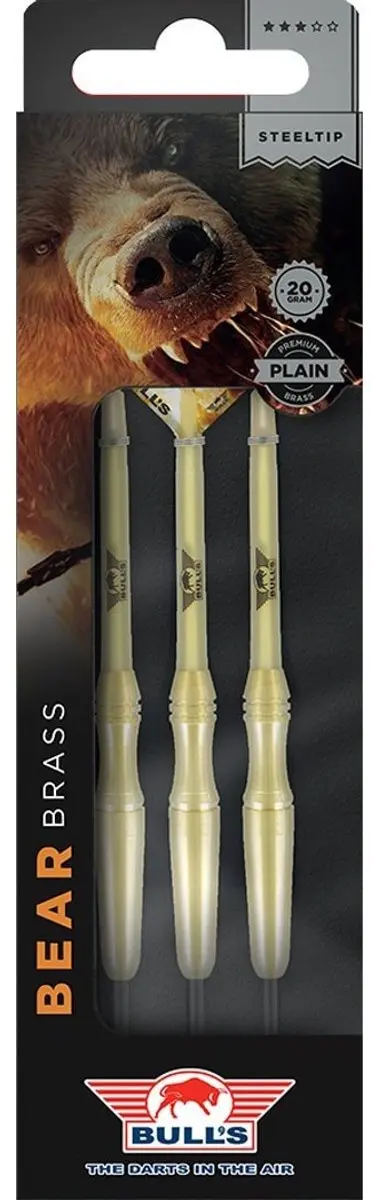 Bull's Bear Brass Dartpijlen 20g - 3 Stuks