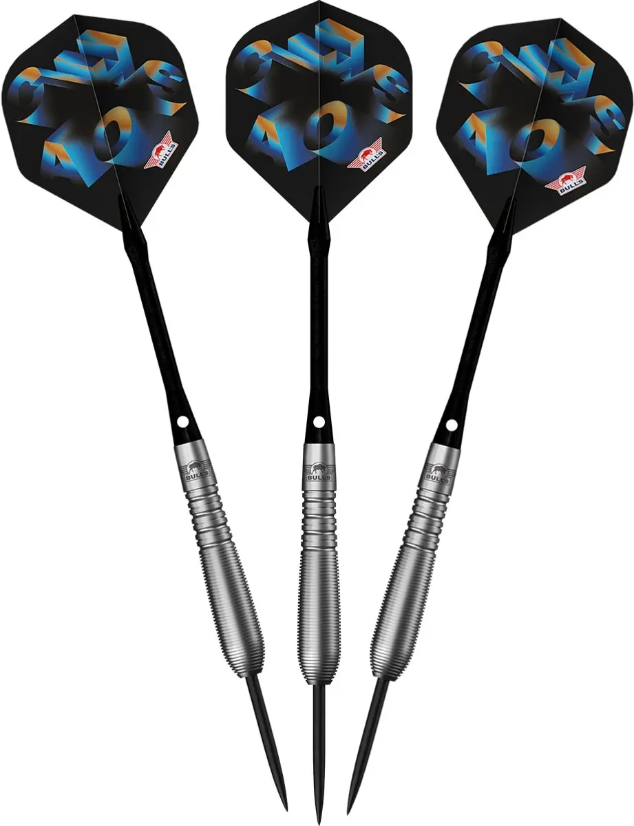 Bull's Chaos Blue Dartpijlen 3 Stuks