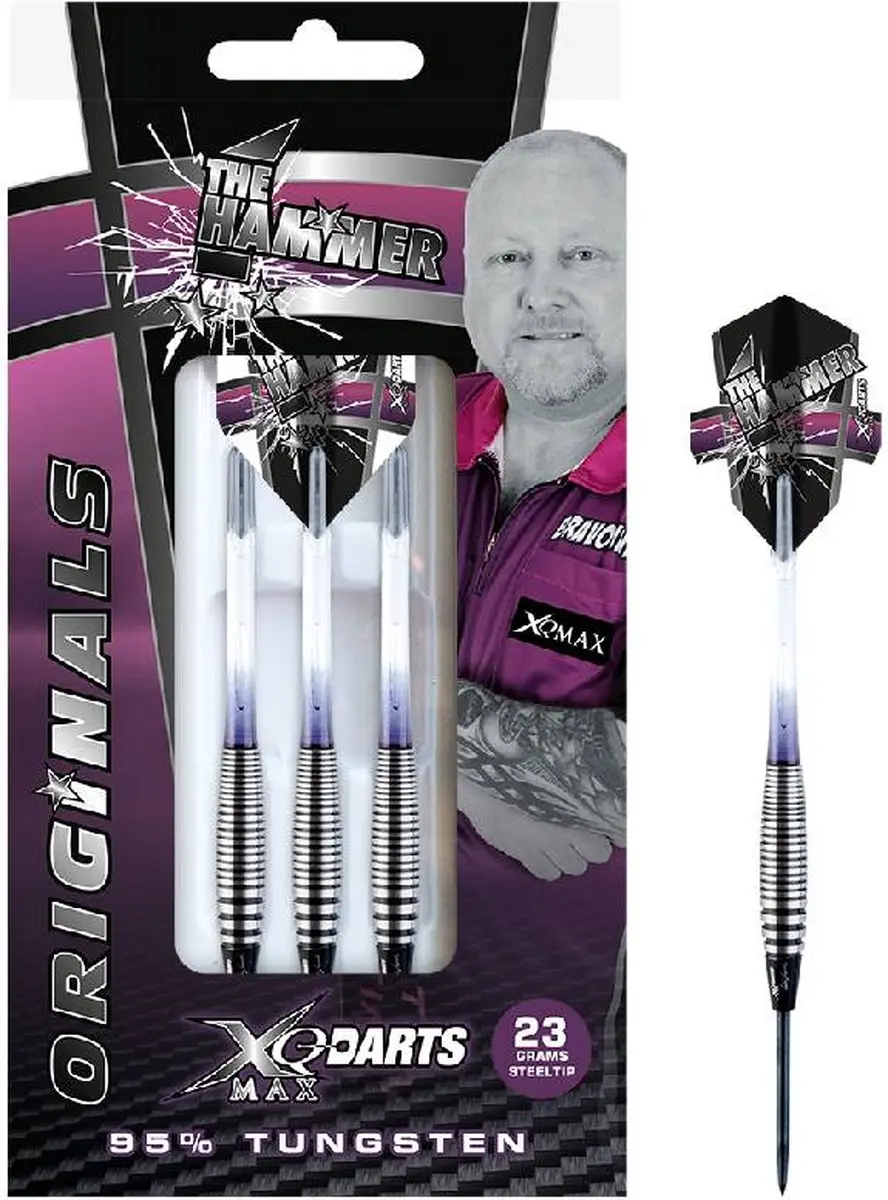 XQMax Andy Hamilton 95% Dartpijlen 25g - 3 Stuks