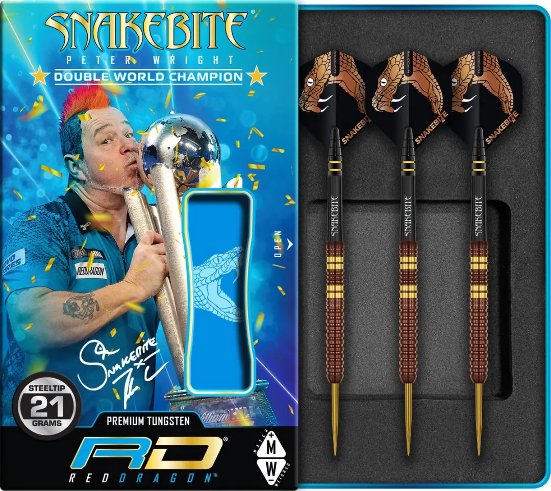 Red Dragon Peter Wright Copper Fusion 90% Dartpijlen