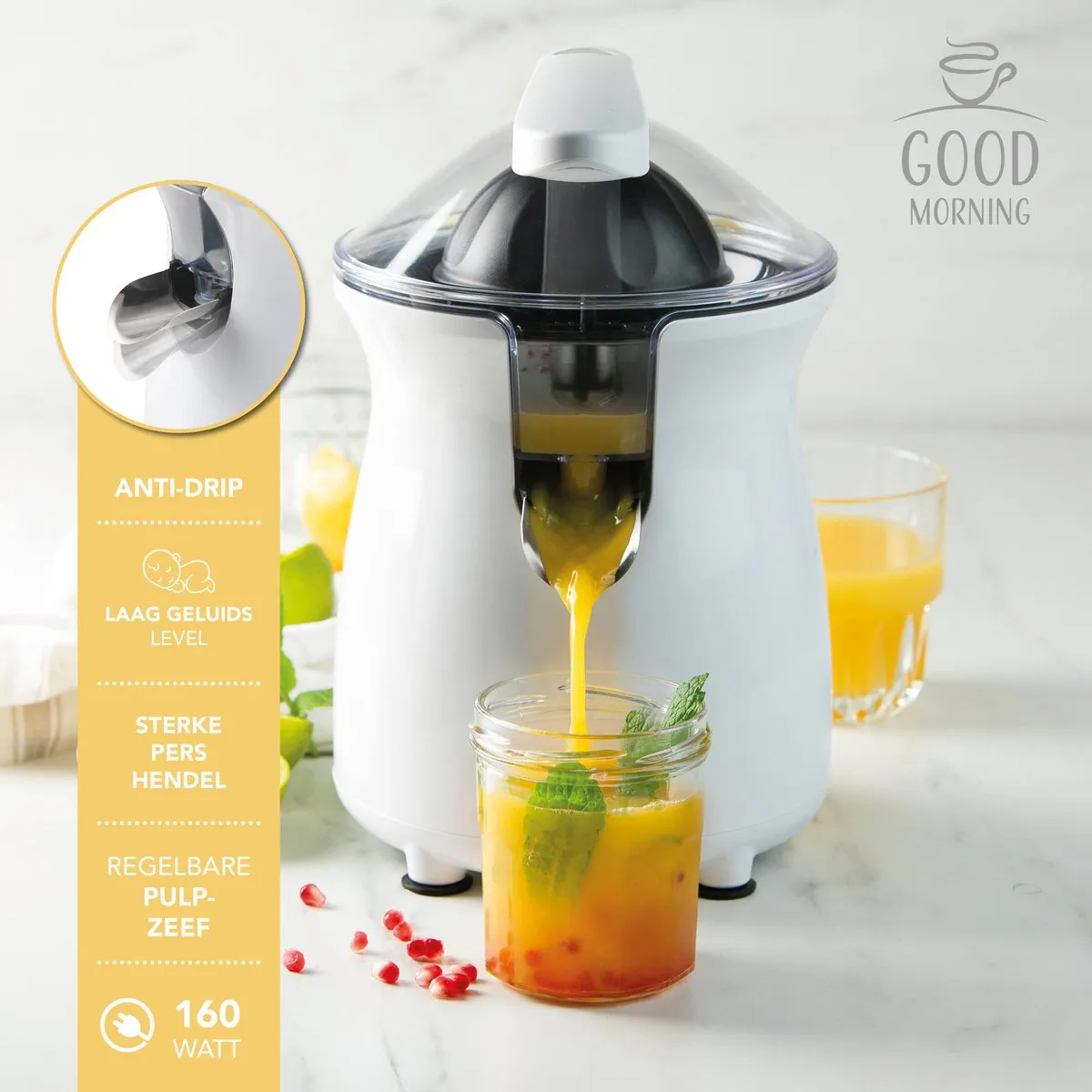 Domo DO9269J Fruitpers - 160W - Wit