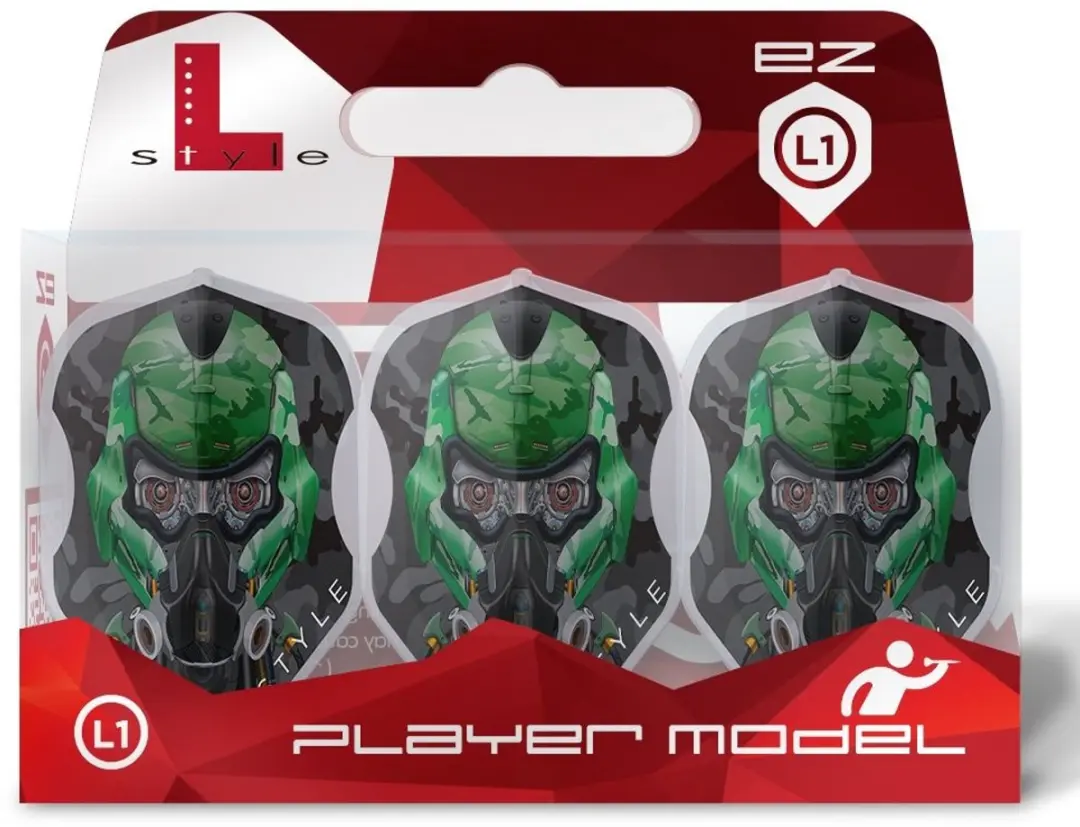 L-Style EZ L1 Berry V4 Type B Dart Flights F11031 - 3 Stuks