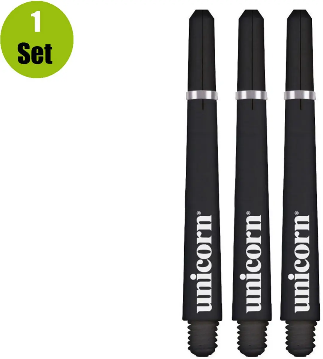 Unicorn Gripper 4 Dart Shafts - Zwart