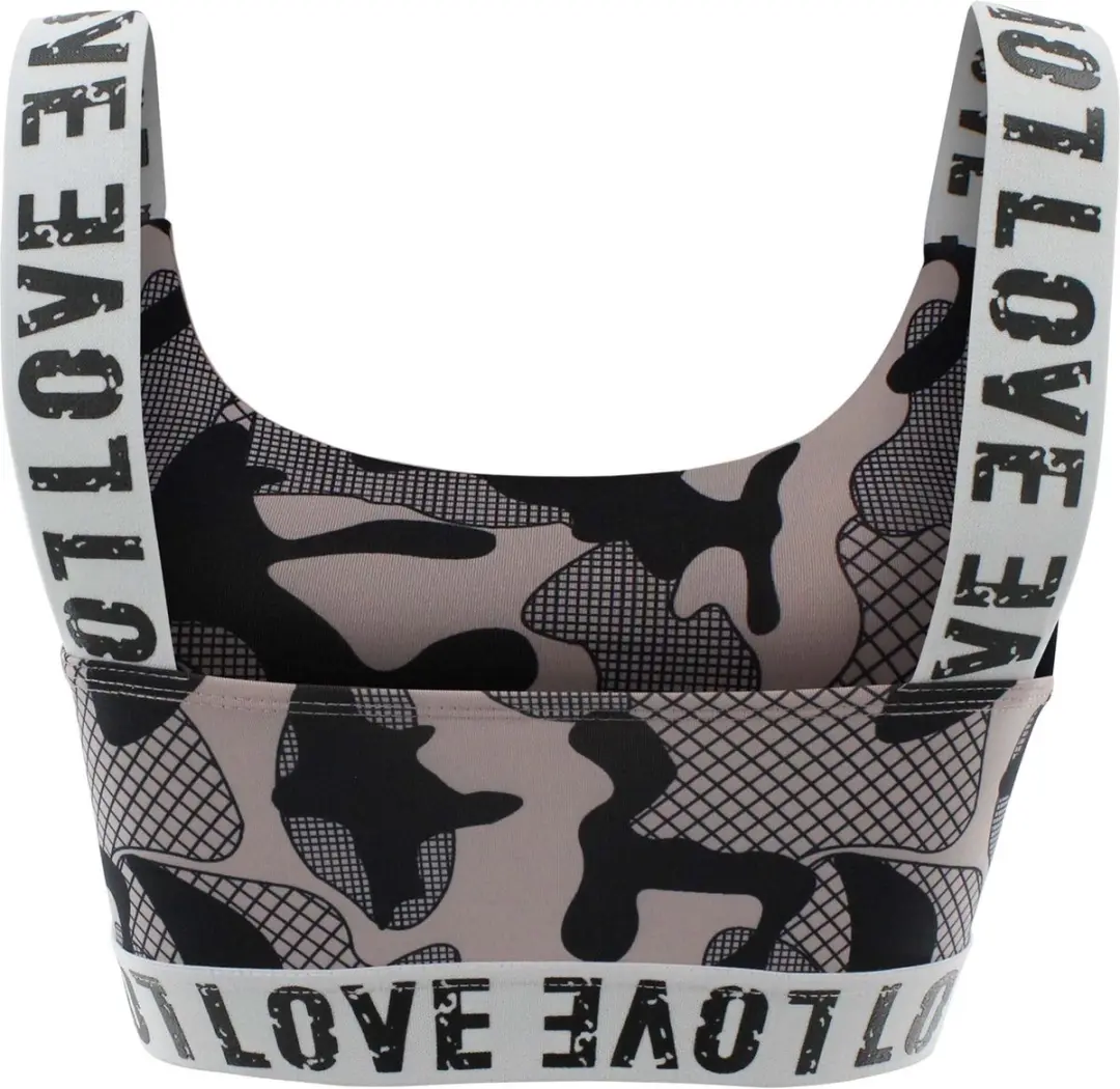 Legend Dames Sport-Top Beugeltop M - Zwart/Rozeroze
