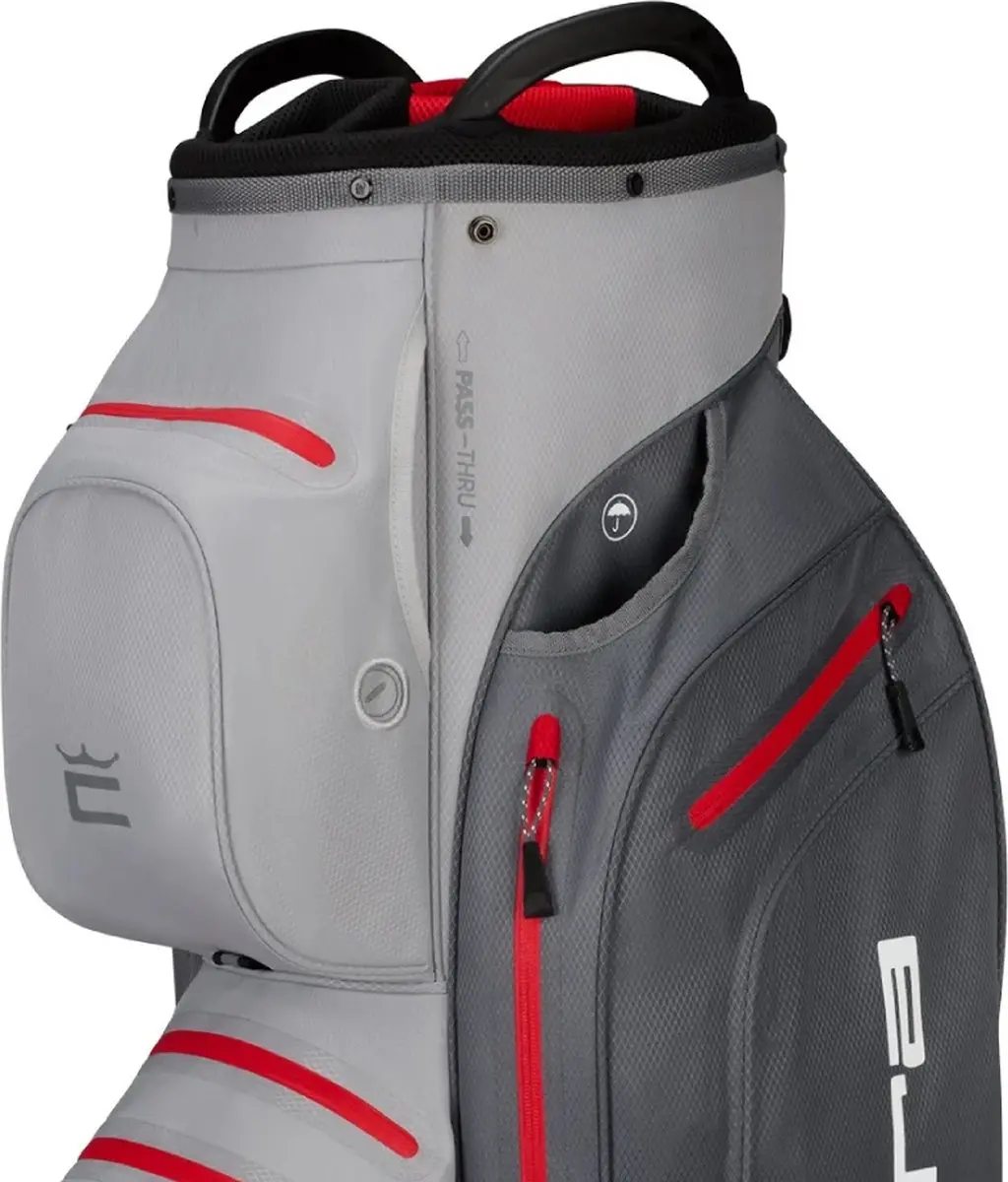 Cobra UltraDry Pro Golf Cartbag - Grijs Rood