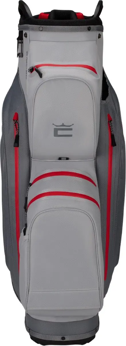 Cobra UltraDry Pro Golf Cartbag - Grijs Rood - afbeelding 6 van 6