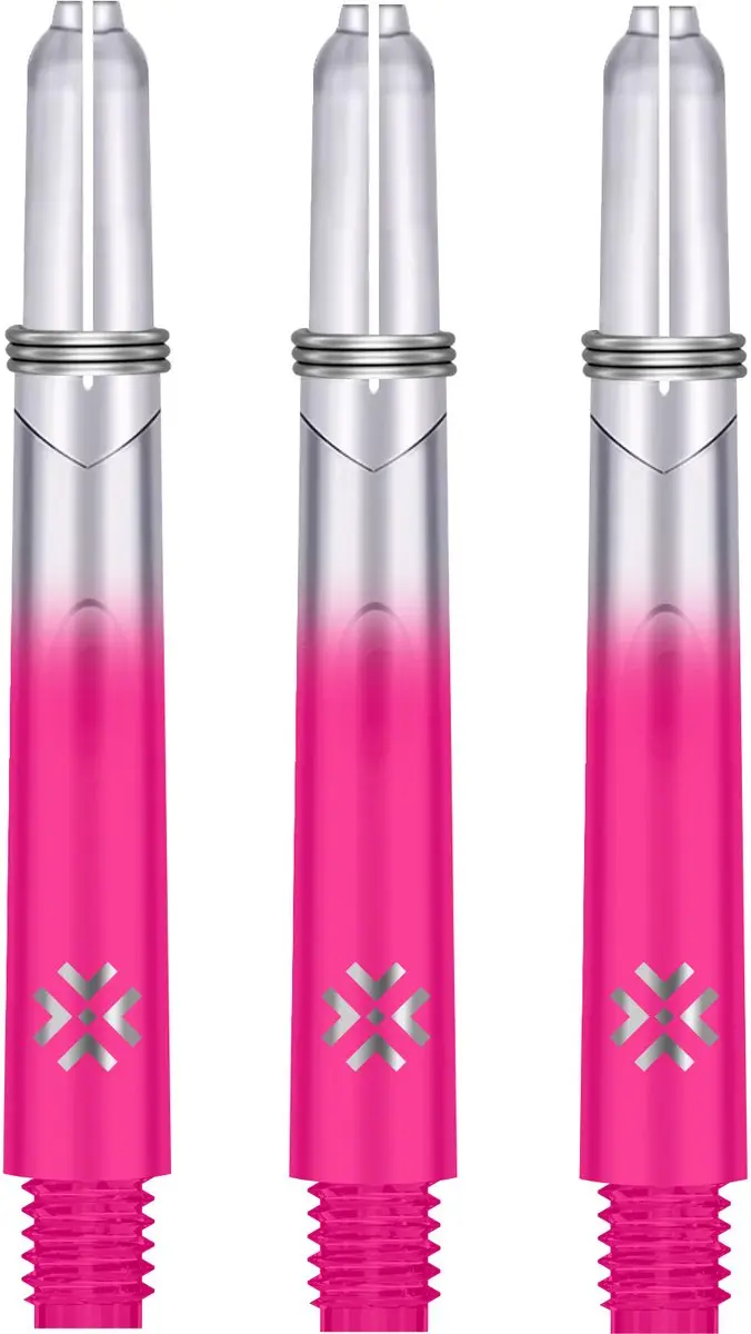 Bullet Shafts 41mm Pink Clear - 3 Stuks