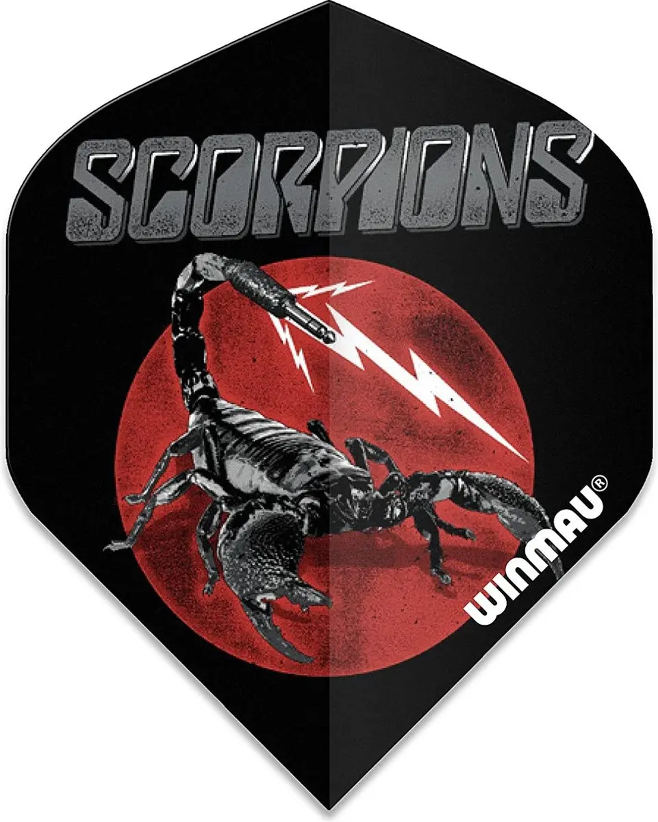 Winmau Rock Legends Scorpions Dart Flights 3 Stuks