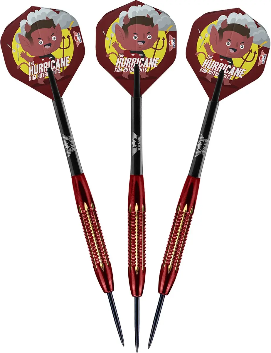 Bull's Kim Huybrechts Hurricane Brass Darts 21g