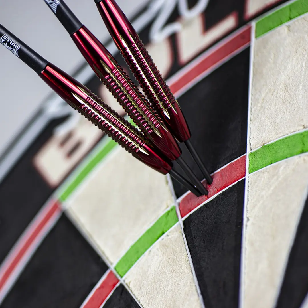 Bull's Kim Huybrechts Hurricane Brass Darts 21g - 3 Stuks
