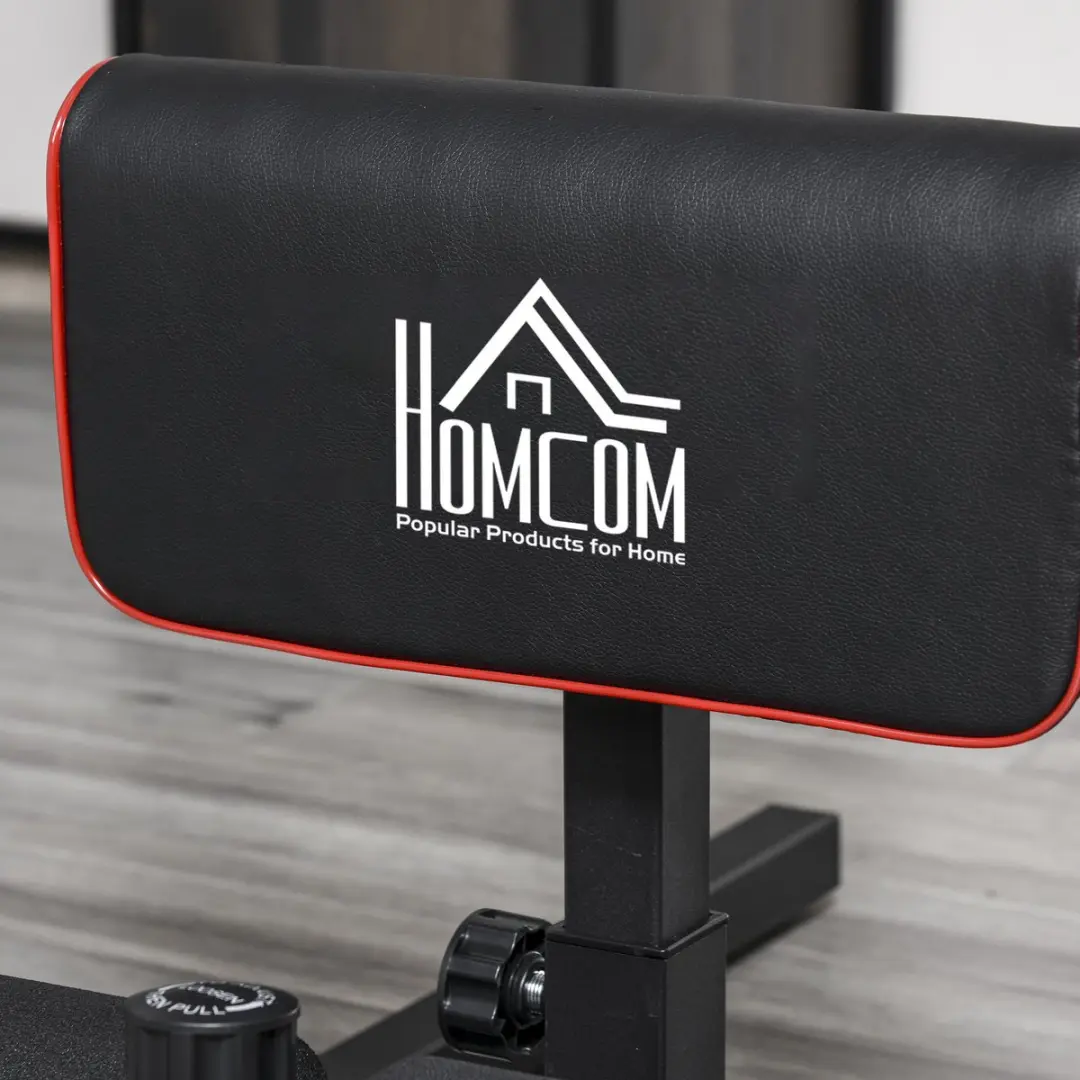 Homcom Buikspiertrainer - Zwart