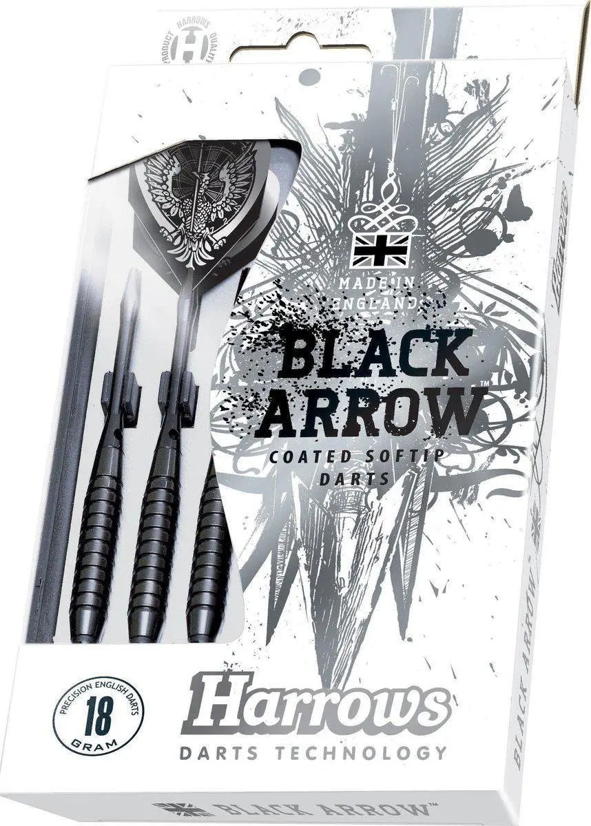 Harrows Black Arrow Softip 16GK - 3 Stuks