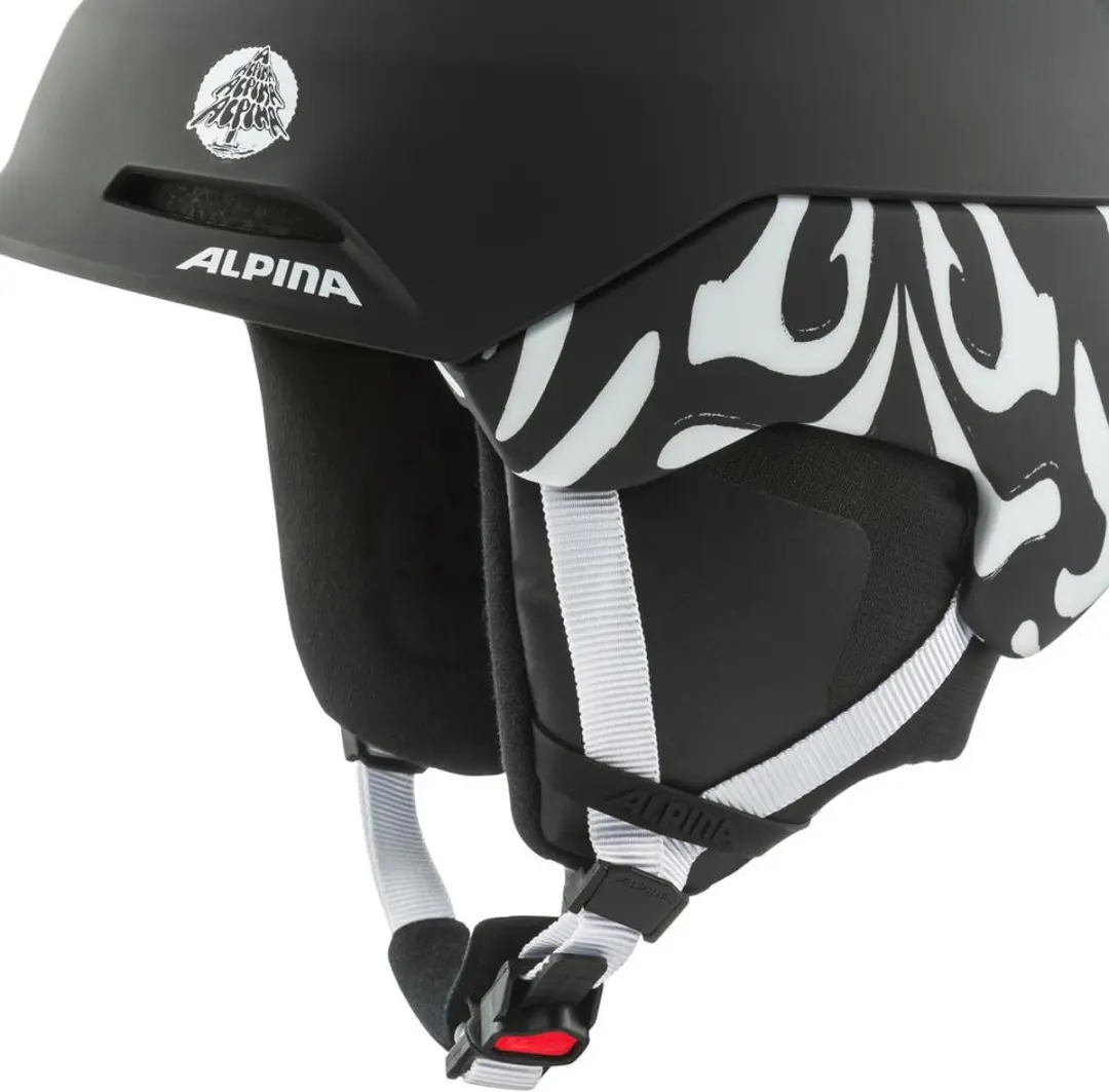 Alpina Nax Skihelm Litoff - Zwart/Wit - 59-63cm
