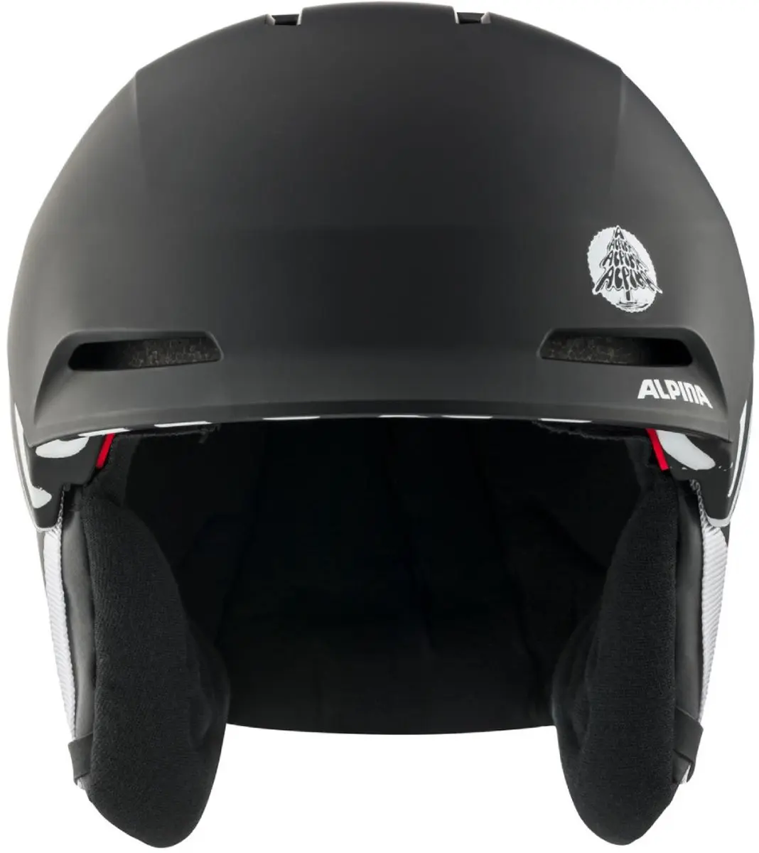 Alpina Nax Skihelm Litoff - Zwart/Wit - 59-63cm