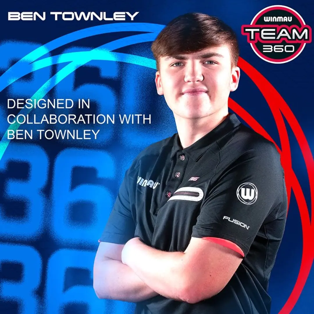 Winmau Team 360 Ben Townley Dartpijlen 3 Stuks - Brons/Zwart/Zilver