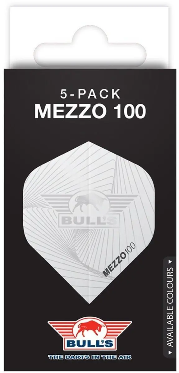 Bull's Mezzo 100 No.2 Flights - 15 Stuks - Roze