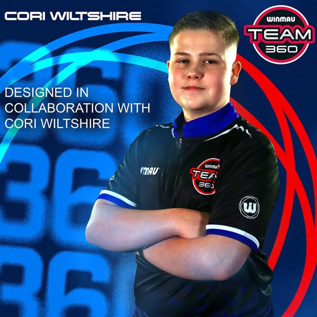Winmau Team 360 Cori Wiltshire Dartpijlen - 3 Stuks - Zilver/Zwart/Goud