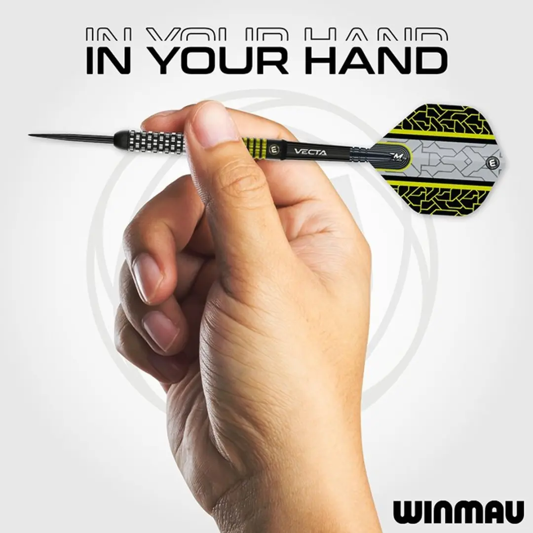 Winmau Team 360 Cori Wiltshire Dartpijlen - 3 Stuks - Zilver/Zwart/Goud