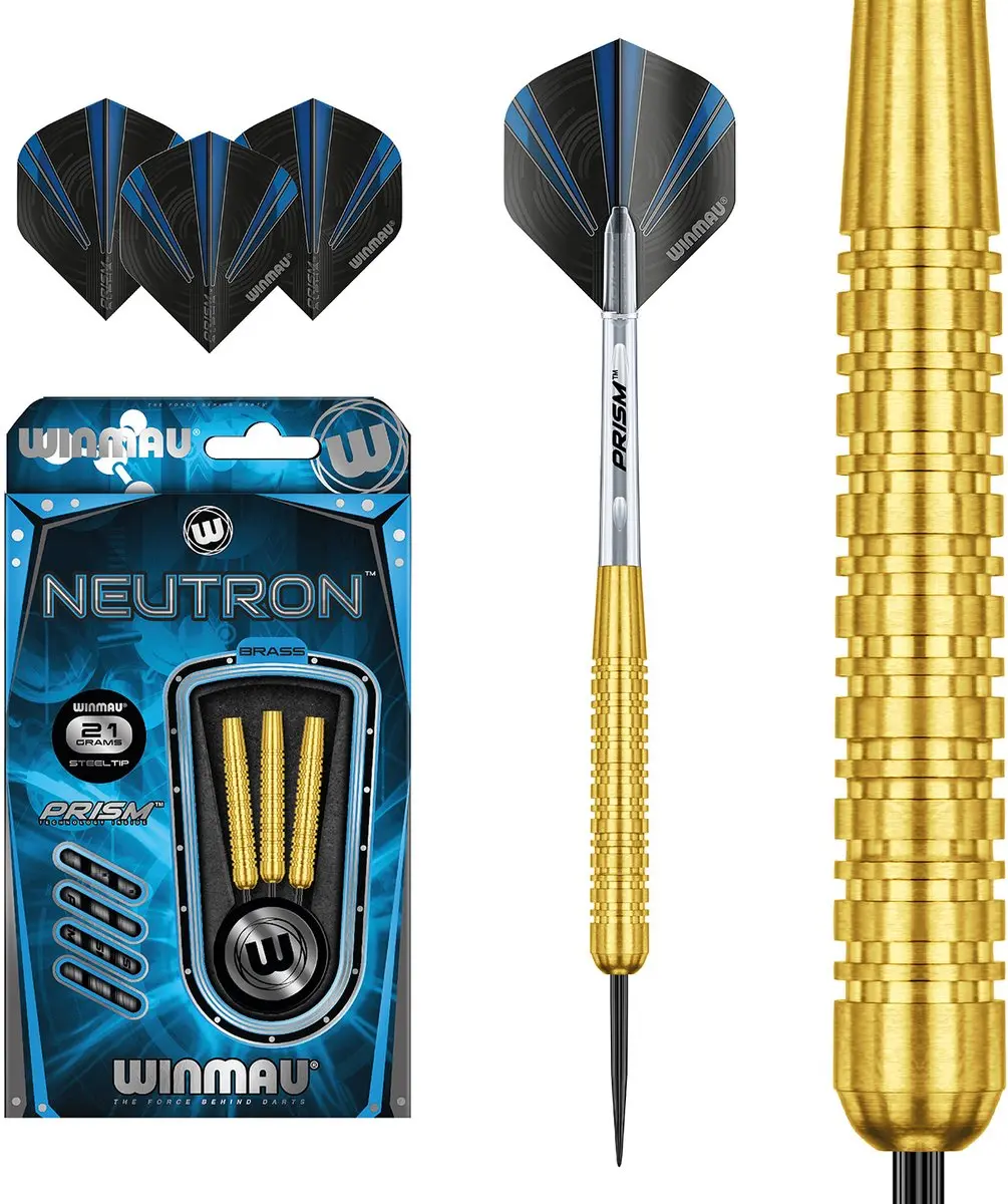 Winmau Neutron 1 Brass Dartpijlen - 3 Stuks