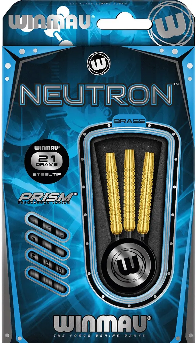Winmau Neutron 1 Brass Dartpijlen - 3 Stuks - afbeelding 6 van 6