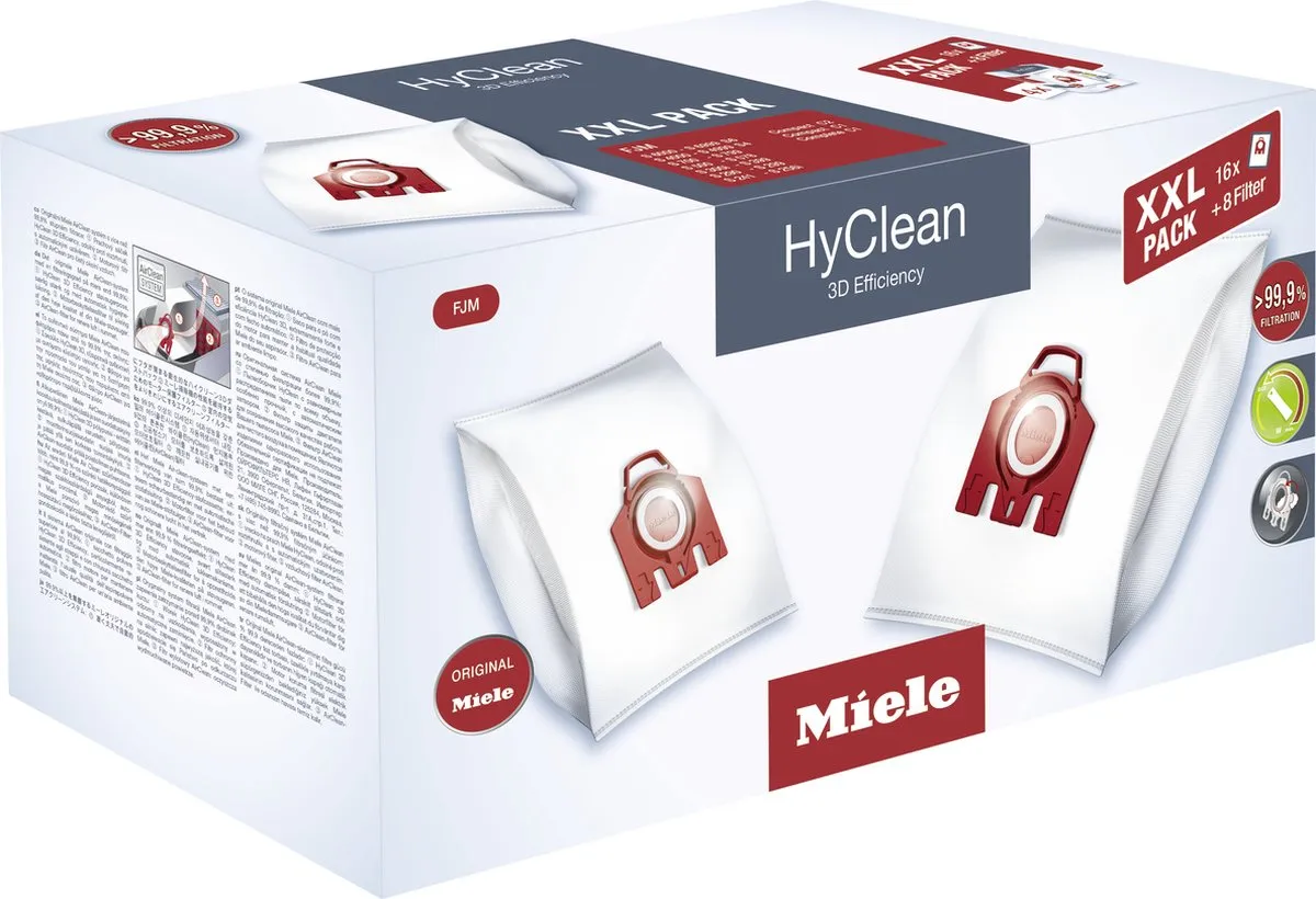 Miele HyClean 3D Efficiency FJM XXL Stofzuigerzakken