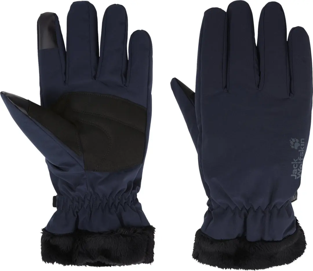 Jack Wolfskin Highloft Handschoenen Dames - XS - Night Blue