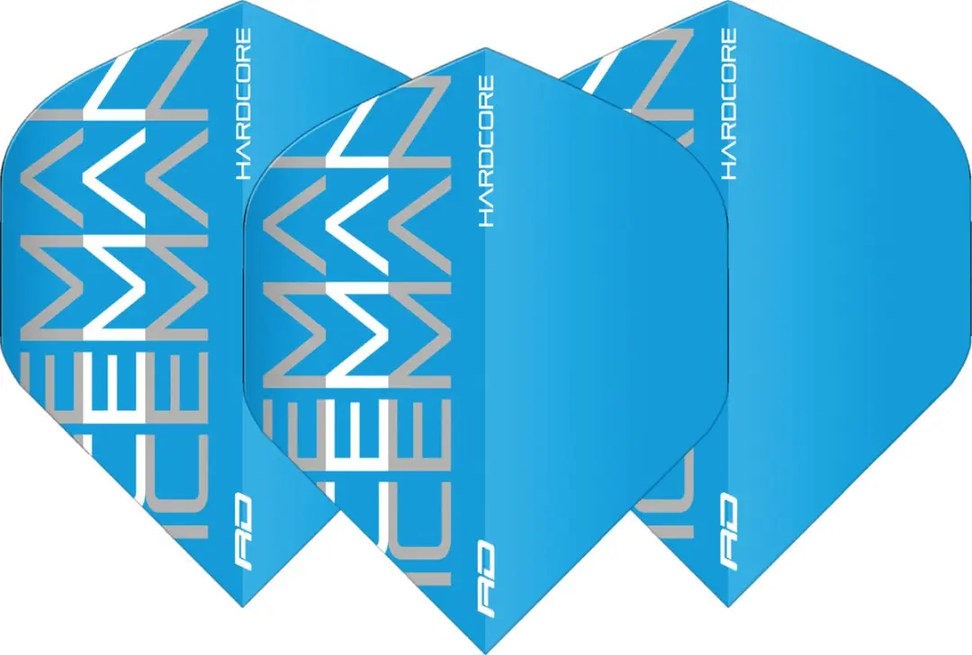 Red Dragon Gerwyn Price Hardcore Iceman Triple White Dart Flights TF6670 - Blauw