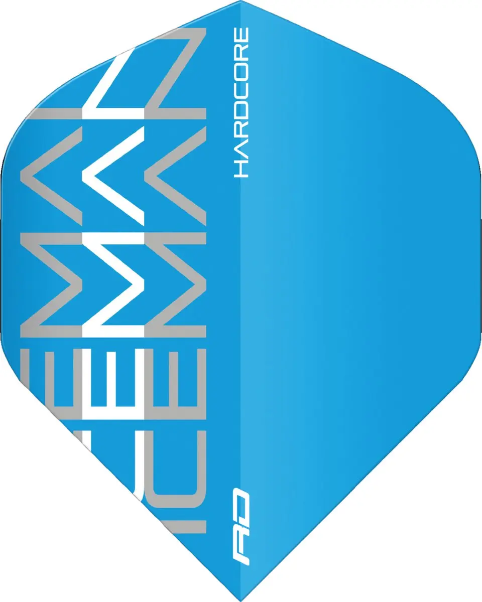 Red Dragon Gerwyn Price Hardcore Iceman Triple White Dart Flights TF6670 - Blauw