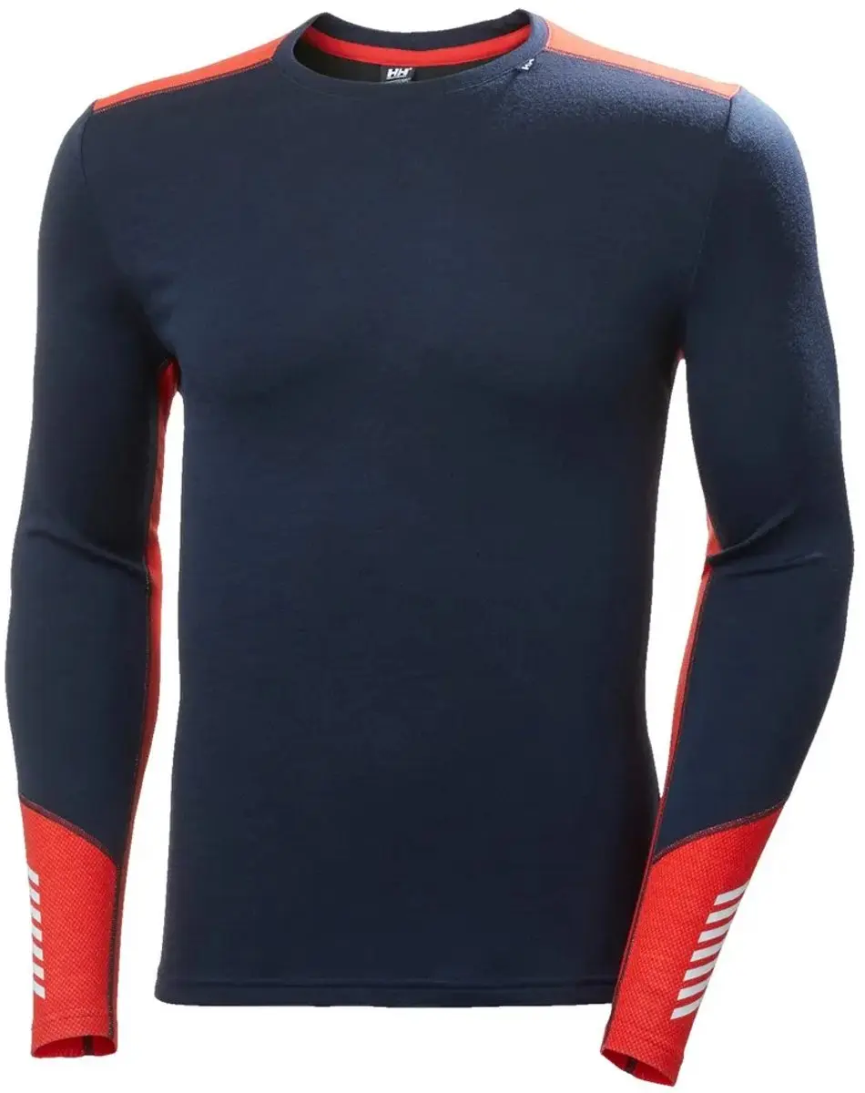 Helly Hansen Lifa Merino Midweight Crew Thermoshirt - Marineblauw S