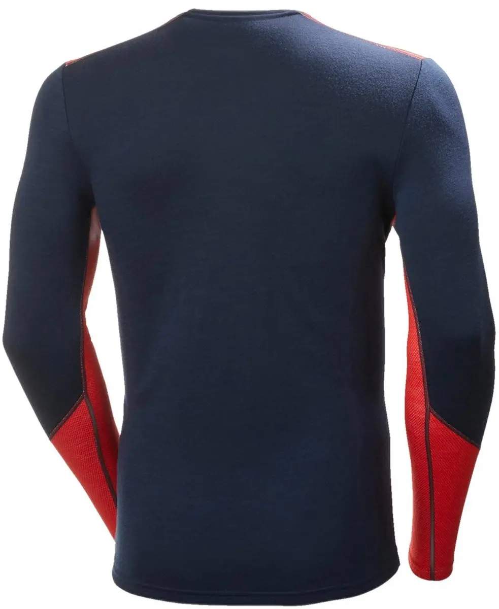 Helly Hansen Lifa Merino Midweight Crew Thermoshirt - Marineblauw S