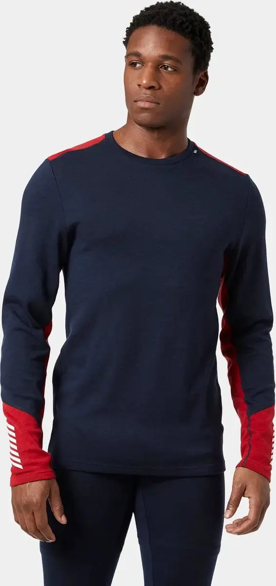 Helly Hansen Lifa Merino Midweight Crew Thermoshirt - Marineblauw S
