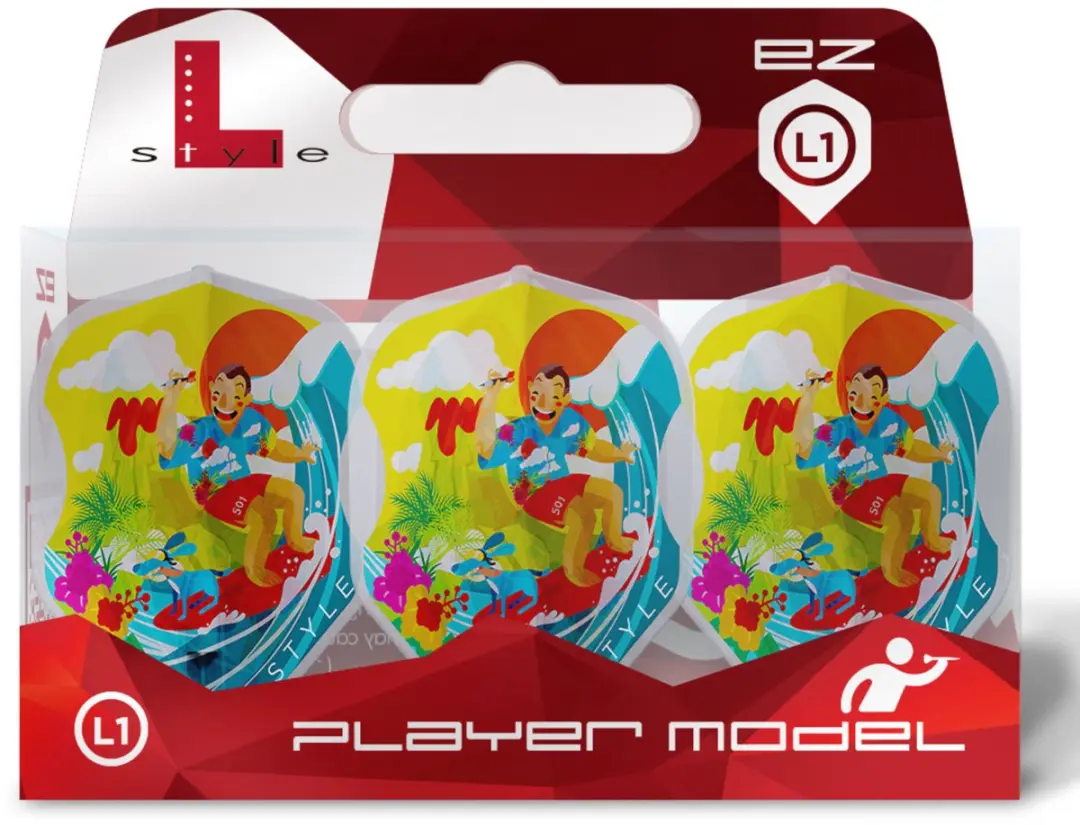L-Style Wayne Mardle V1 Type A Dart Flights F11049 - 3 Stuks