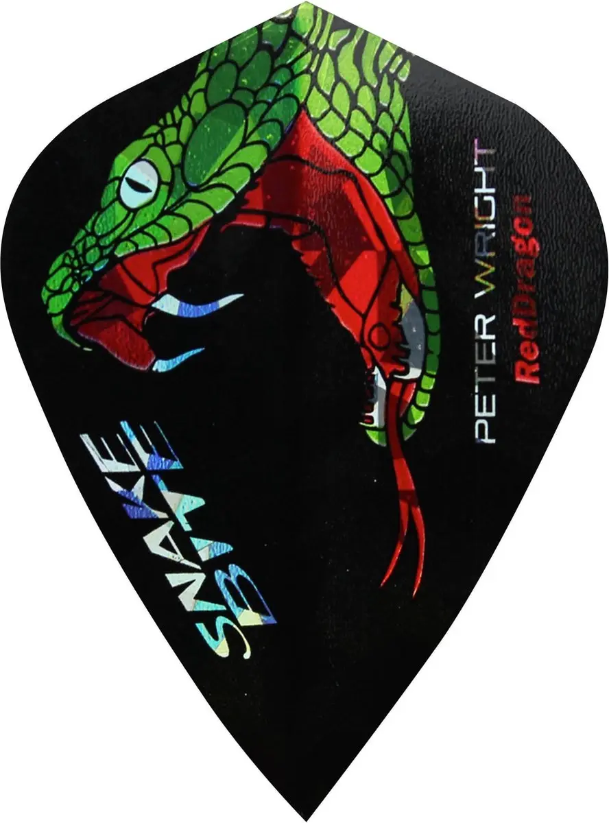 Red Dragon Peter Wright Snakebite Holographic Dart Flights TF3061