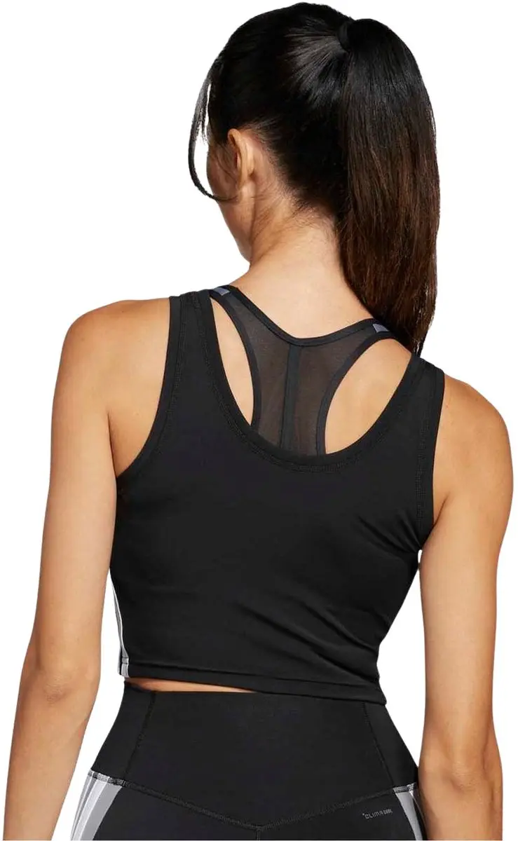 adidas Essentials Crop Tanktop JF8915 - XL - Zwart