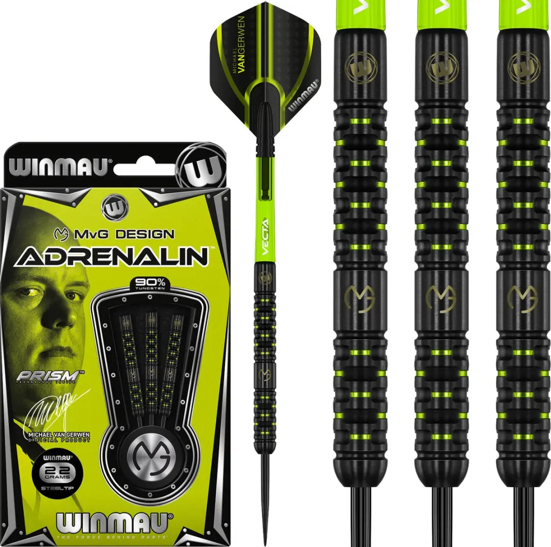 Winmau Michael van Gerwen Adrenalin 90% Dartpijlen - 3 Stuks