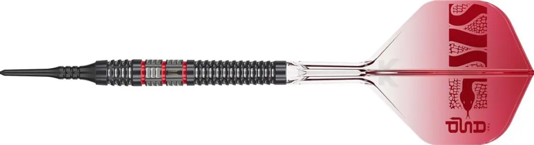 Target Nathan Aspinall 95K 95% Dartpijlen - 3 Stuks - Zwart/Rood