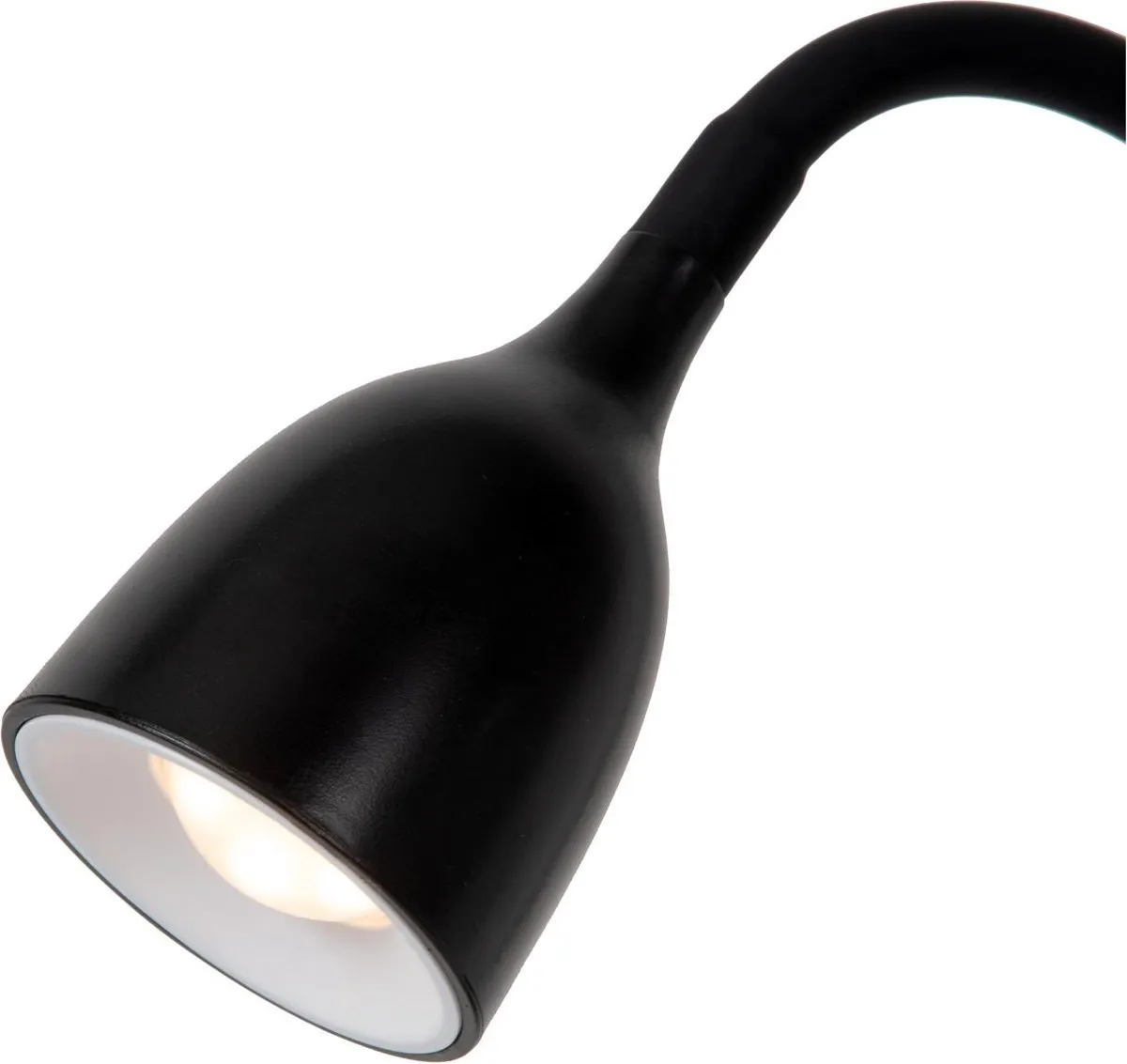 Lucide MILO Bureaulamp - Ø12,8cm LED 3000K - Zwart