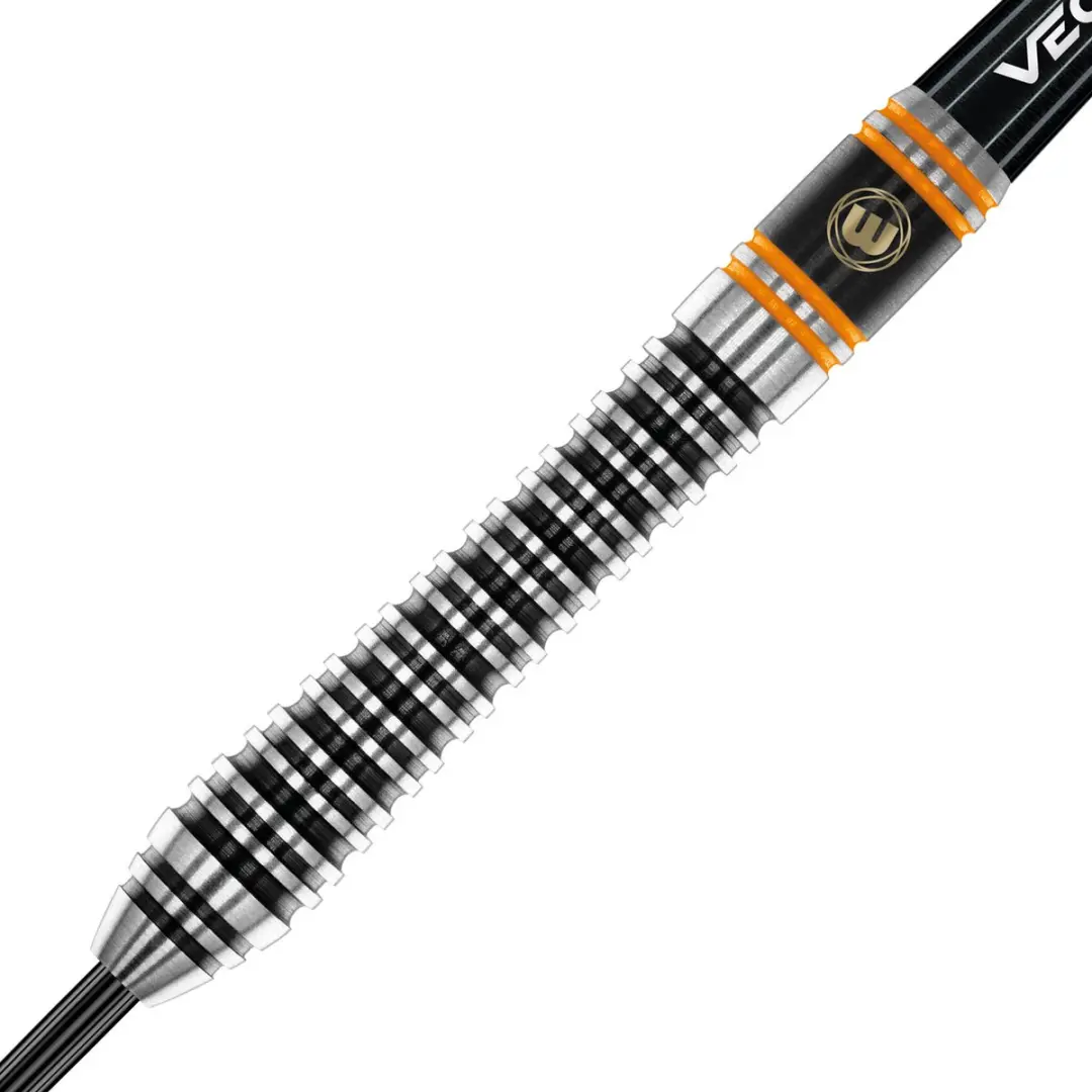 Winmau Danny Noppert 2.0 Dartpijlen 3 Stuks - Zilver/Zwart/Oranje - afbeelding 6 van 6