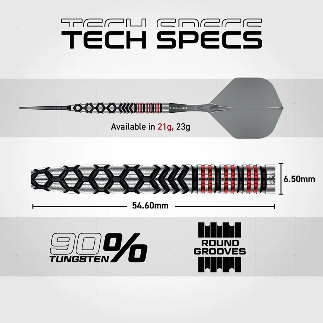 Winmau Fornax Tapered Switch Point Dartpijlen - 3 Stuks