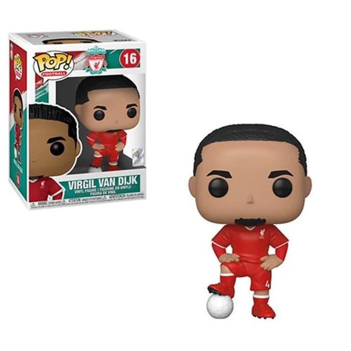 Funko Pop Football Liverpool Virgil van Dijk #16 - Multi