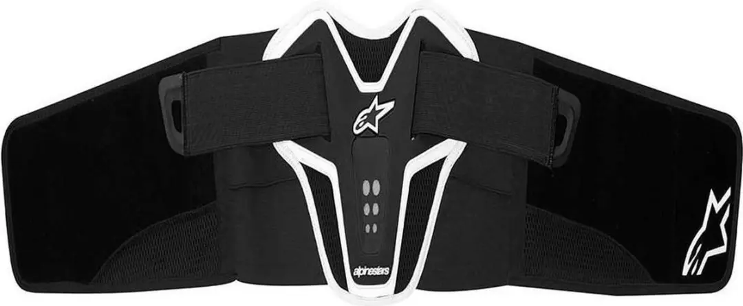 Alpinestars Saturn Niergordel - Zwart/Wit