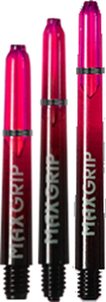 XQMax Maxgrip Dart Shafts QD7005130 - 3 Stuks - Rood