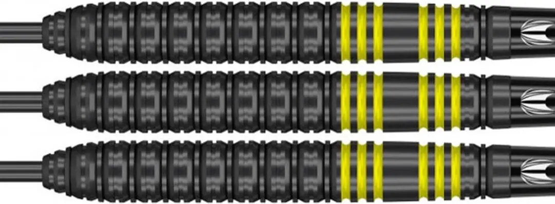 Target Vapor-8 Dartpijlen 22g - 3 Stuks - Zwart/Geel