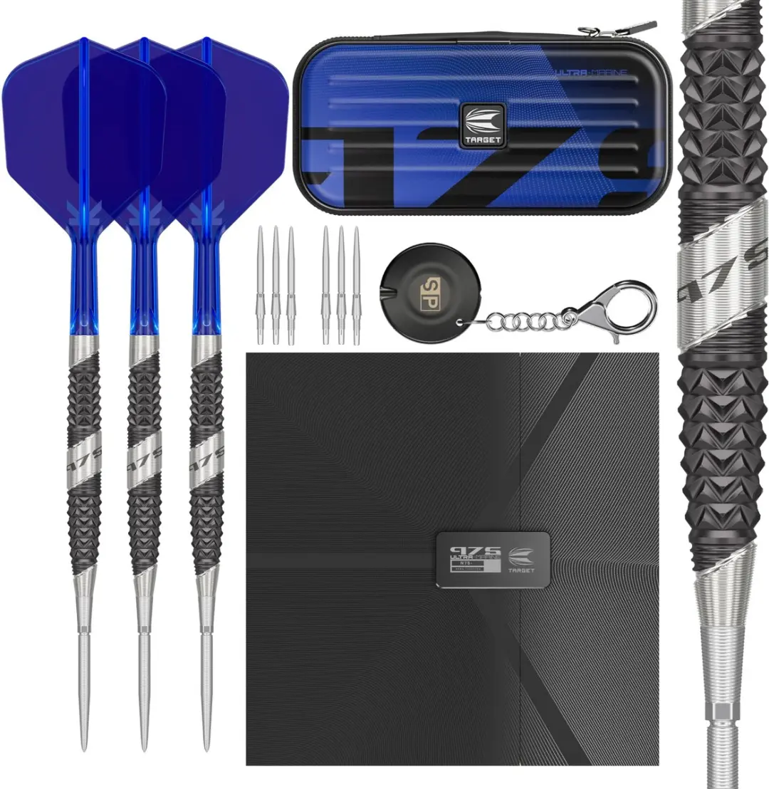 Target Darts 975 Ultra Marine Steel Tip Set - 3 Stuks - Barrel 03