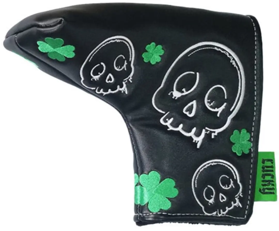 Legend Putter Headcover Lucky - Zwart Groen
